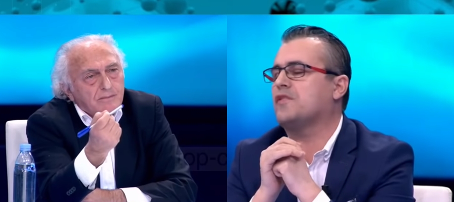 VIDEO/ Plas keq në studio, mes Rakipllarit dhe Frrok Çupit: Ke qenë spiun i Sigurimit, lëtyrë, shpifës ordiner, budalla…