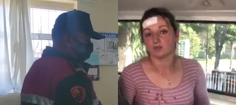 VIDEO/Flet burri që e rrahën bashkë me gruan brenda qendrës së votimit në Korçë: Na goditën djemtë e kryeplakut, shtynë nënën e sëmurë