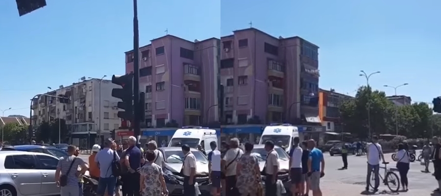 VIDEO-S’kanë të ndalur aksidentet/ Shoferi merr përpara 23 vjeçaren te ’21 dhjetori’, policia: Në makinë kishte edhe një të sëmurë