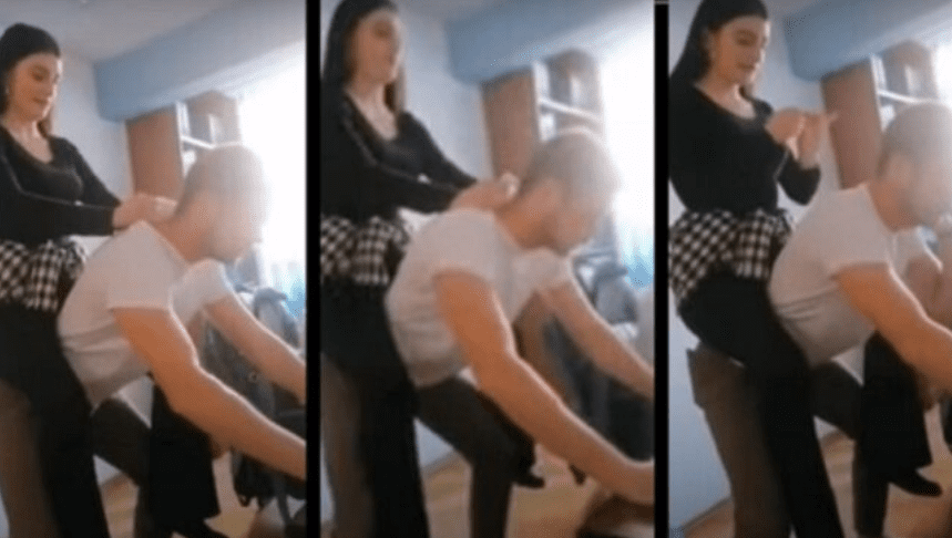 VIDEO skandaloze/Këshilltarja i hipën mbi shpinë kryetarit të Bashkisë: Ojha, çfarë kali je!