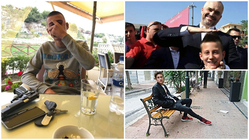 Dalin fotot e vrasësit të oficerit të Krimeve/Me pistoletë në tavolinë, i qeshur krah kryeministrit/ Rama i ledhaton kokën!
