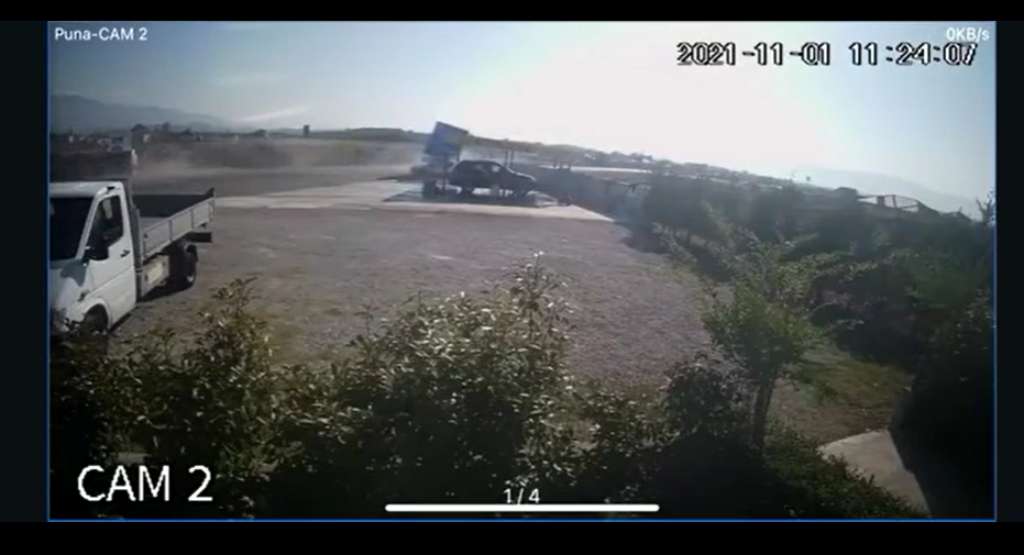 VIDEO/E frikshme, shihni si ndodhi aksidenti në Koplik