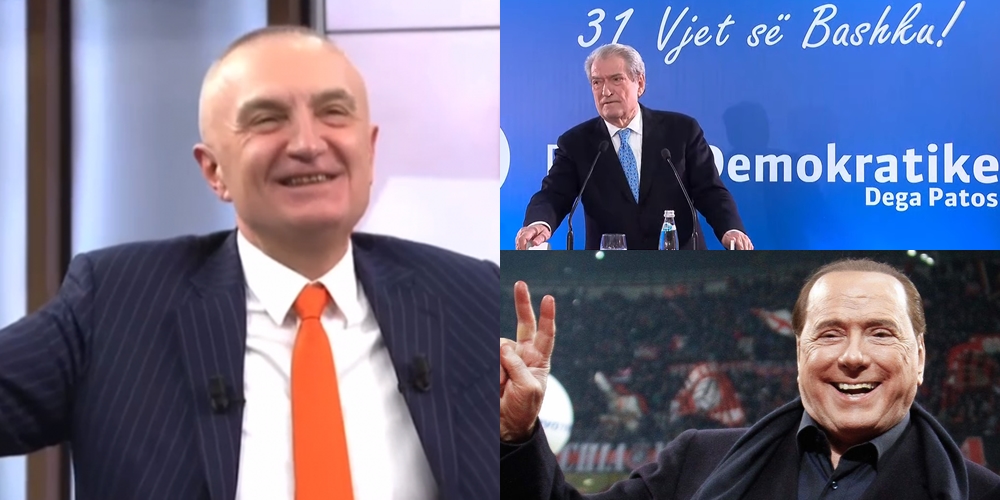 (FOTO) Koalicioni i ri/Berisha dhe Meta vjedhin logon e partisë së Berluskonit