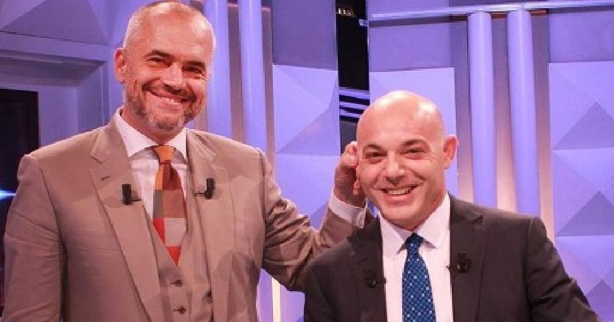 (FOTO) Lajthit Edi Rama në Opinion/ I ngrihet Fevziut nga studio dhe shkon të…
